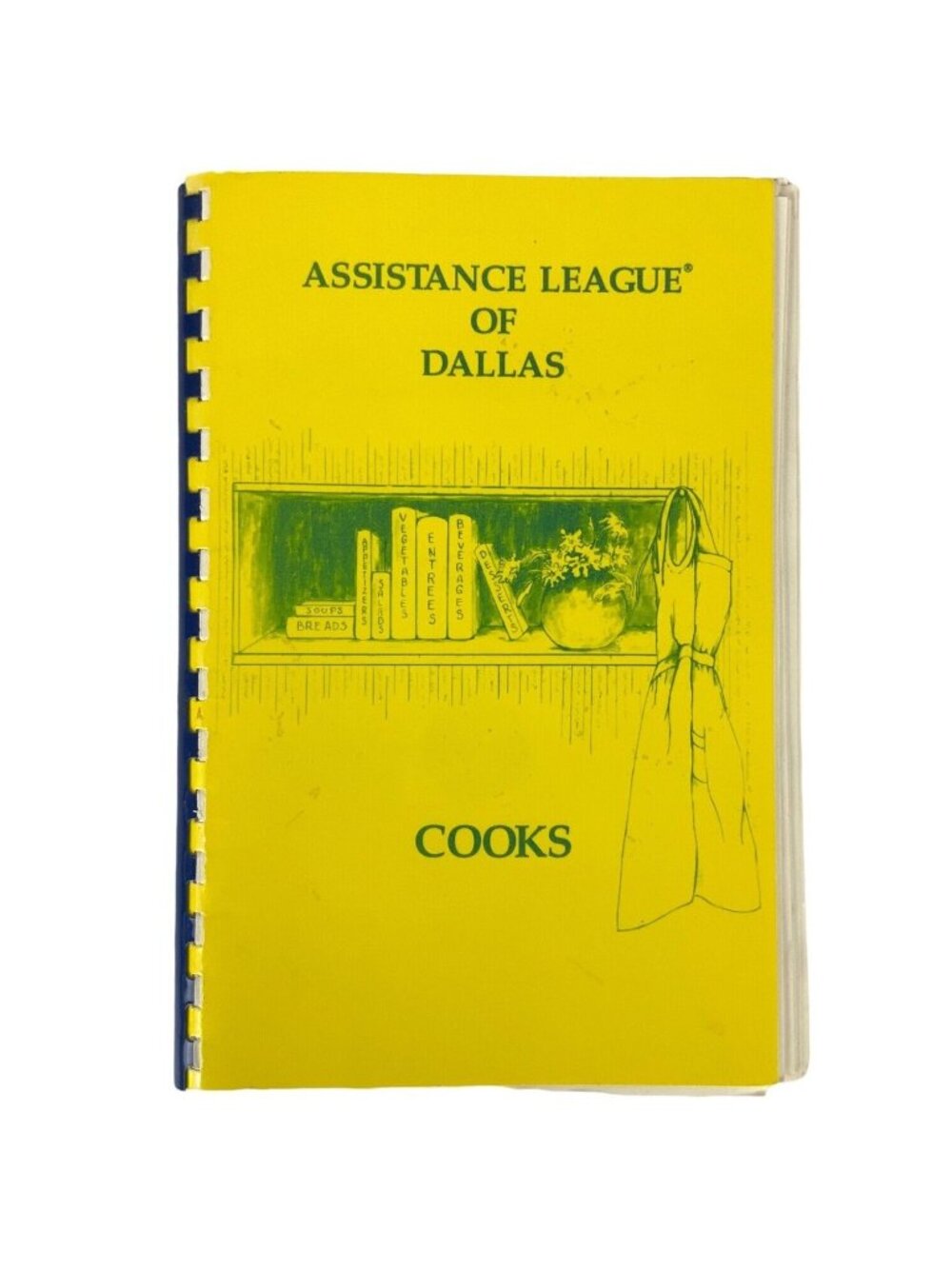 Assistance League Of Dallas Cooks Cookbook 1989 Spiral Bound Texas Recipes